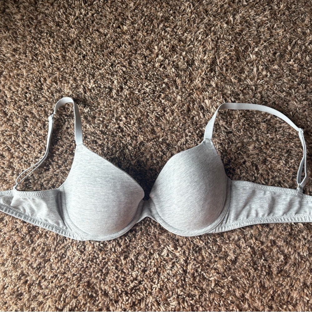 Gray Padded Bra Auden size 34c barely worn cotton
